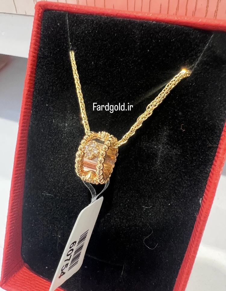  آویز طلا حلقه ای طلای 18 عیار کد X60754 