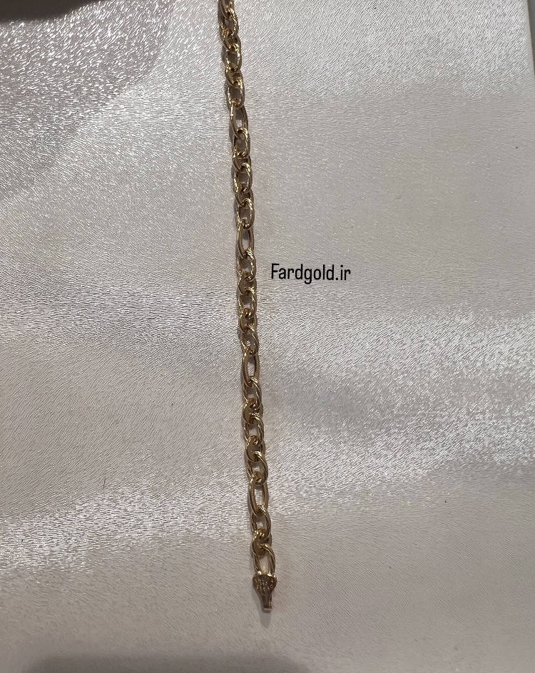  دستبند طلا هرمس طلای 18 عیار کد X60766 