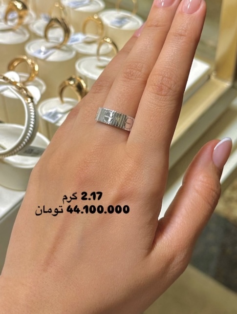 انگشتر آنلیمیتد سیلور کم اجرت بدون سود و مالیات
