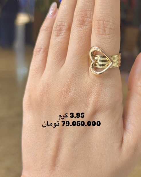 انگشتر قلب کم اجرت بدون سود و مالیات