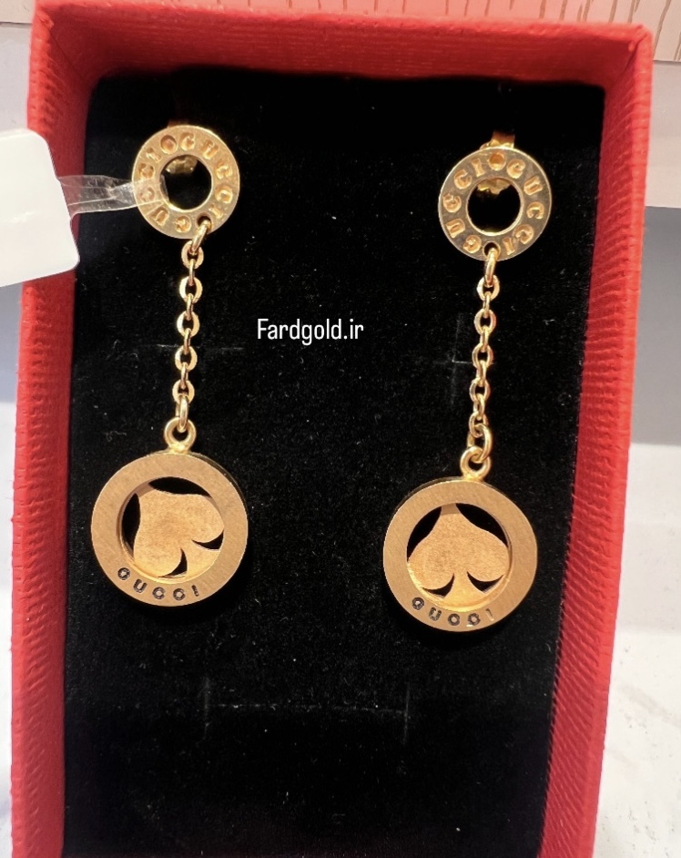 گوشواره طلا میخی گوشی طلای 18 عیار کد X2 60580