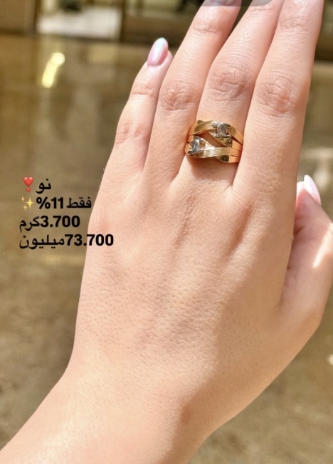 انگشتر طلا کم اجرت بدون سود و مالیات
