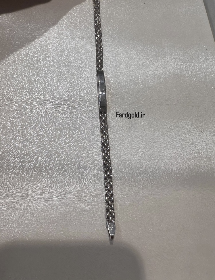دستبند پلاکدار رولکس سفید بالای 5 سال،طلای 18عیار کد X2 60170