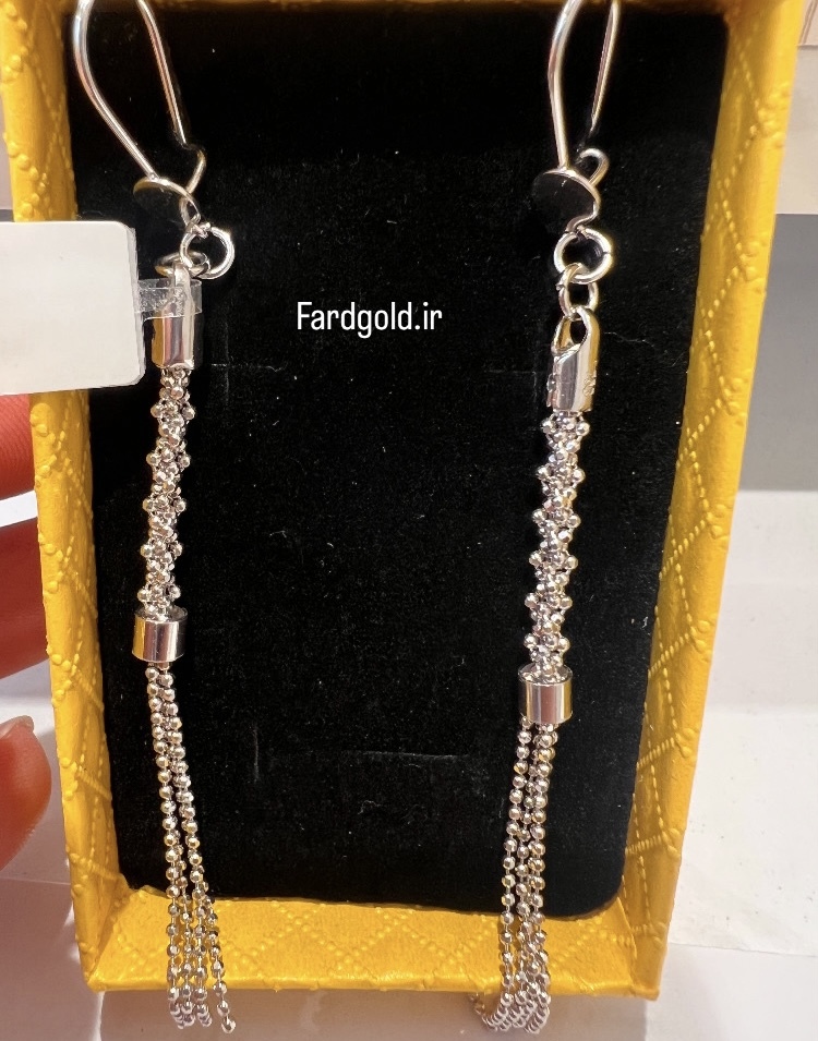 گوشواره طلا خودکاری طلای 18 عیار کد X1 60721