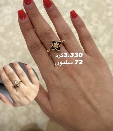  انگشتر روبرتو کوین 3.330 گرمی‌کم اجرت بدون سود و مالیات 