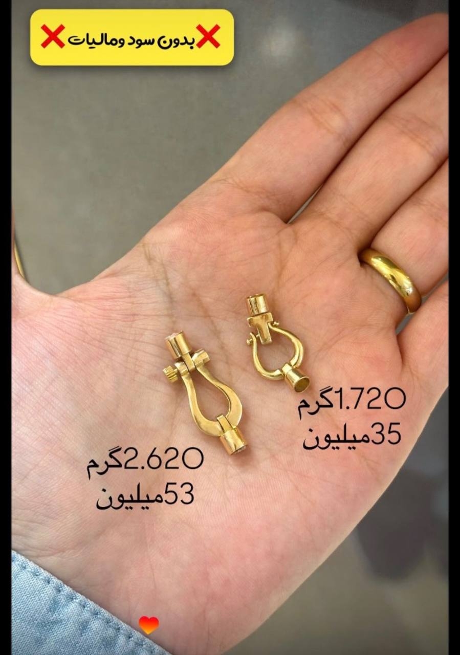 گوشواره 2.620 گرم کم اجرت بدون سود و مالیات