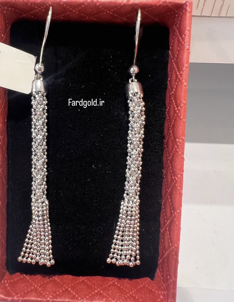 گوشواره طلا خودکاری ضخیم طلای 18 عیار کد X2 60721