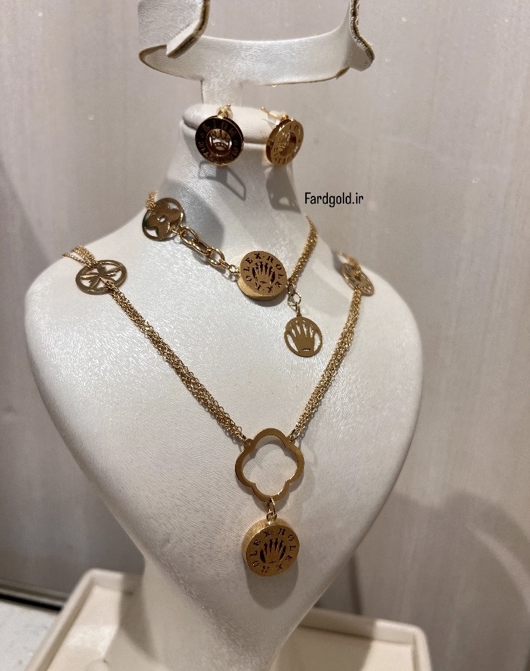 سرویس طلا رولکس طلای 18 عیار کدX60687