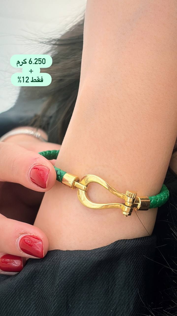 دستبند امگا ۶.۲۵۰ گرم کم اجرت بدون سود و مالیات
