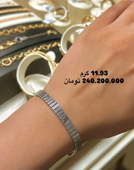 دستبند آنلیمیتد سیلور کم اجرت بدون سود و مالیات