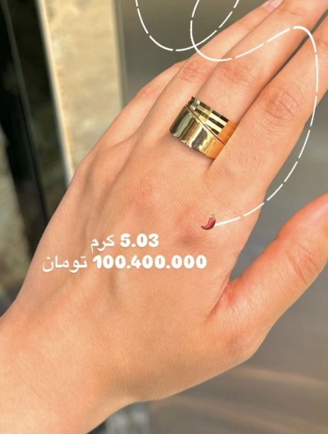 انگشتر دخترونه و شیک کم اجرت بدون سود و مالیات